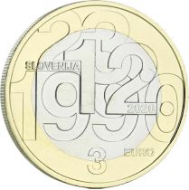 Slovénie 3 Euros Commémo. SLOVENIE 2020 - 30 ans du référendum pour l\'indépendance de la Slovénie