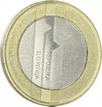 Slov&eacute;nie 3 Euros Comm&eacute;mo. SLOVENIE 2021 - 30 ans de la R&eacute;publique de Slov&eacute;nie