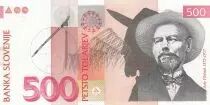 Slovénie 500 Tolarjev - J. Plecnik - Université de Ljubljana - 1992 - Série CB