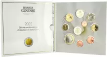 Slov&eacute;nie Coffret BE Euro SLOVENIE 2022 - 150 ans de Jo?e Ple?nik et de Matija Jama - RARE