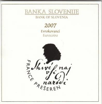 Slov�nie Coffret BU - 1 centime � 2 euros - 2007