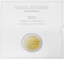 Slov&eacute;nie Coffret BU Euro SLOVENIE 2020 - 30 ans R&eacute;f&eacute;rendum de l\'Ind&eacute;pendance et 500 ans de Bohori?