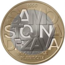 Slovénie Coffret BU Euro SLOVENIE 2020 - 30 ans Référendum de l\'Indépendance et 500 ans de Bohori?