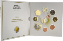 Slovénie Coffret BU Euro SLOVENIE 2022 - 150 ans de Jo?e Ple?nik et de Matija Jama
