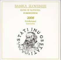 Slovénie Coffret BU Slovénie 2008 - 9 monnaies en euro