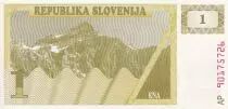Slowenien 1 Tolar - Mountain - 1990 - Serial AP - UNC - P.1