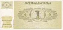 Slowenien 1 Tolar - Mountain - 1990 - Serial AR - UNC - P.1