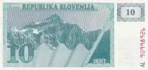 Slowenien 10 Tolar - Mountain - 1990 - UNC - P.4