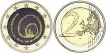 Slowenien 2 Euros - Postojna Cave - Colorised - 2013