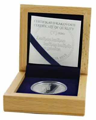 Slowenien 30 Euro 500 Years of Slovenian text - 2015 Proof