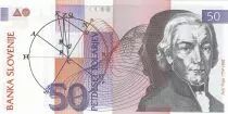 Slowenien 50 Tolarjev Jorge Vega - Planets - 1992 - P.13 - UNC