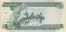 Solomon Islands 2 Dollars - Arms - Traditional fishing - 1997 - UNC - P.18