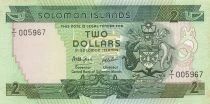 Solomon Islands 2 Dollars - ND (1986) - Replacement - P.13