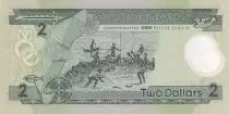 Solomon Islands 2 Dollars - Silver jubilee of Elizabeth II - Polymer - 2003 - Serial AE - P.23