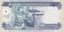 Solomon Islands 5 Dollars - Arms - Boats - 2006