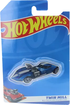 Solomon Islands Hot Wheels - Twin Hill - 2 Dollars Silver Colour 2023