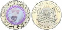 Somalia 1 Dollar The Life of John Paul II - 2005 - Colored