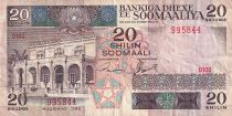 Somalia 20 Shillings - Bank - Cattle - 1989 - P.33d