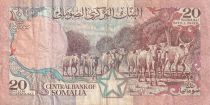 Somalia 20 Shillings - Bank - Cattle - 1989 - P.33d