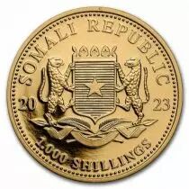 Somalie 1 000 Shillings 2023 Somalie - 1 Once OR - &Eacute;l&eacute;phant