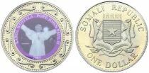 Somalie 1 Dollar La Vie de Jean-Paul II - 2005 - Coloris&eacute;