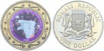 Somalie 1 Dollar La Vie de Jean-Paul II - 2005 - Coloris&eacute;