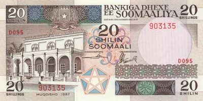 Somalie 20 Shillings - 1987 - P.33