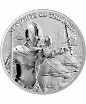 Somalie 5 Euros (1 Once) 2021 - Les Chevaliers du passé - Malte - BE - 1er bullion en euro de Malte