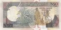 Somalie 50 N. Shillings - Homme tissant - enfants, âne - 1991 - Série AS