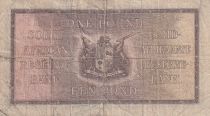 South Africa 1 Pound - Boat - Arms - 1942 - Serial A.120 - P.84e