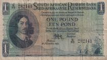 South Africa 1 Pound - Jan Van Riebeek - Lion - 10-11-1951 - Serial B.93 - P.92c