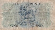 South Africa 1 Pound - Jan Van Riebeek - Lion - 14-11-1951 - Serial B.96 - P.93d