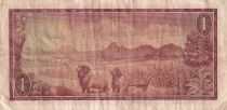 South Africa 1 Rand - Jan Van Riebeek - Countryside - Sheep - ND (1966-1972) - P.109b