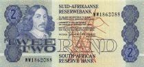 South Africa 2 Rand - Jan Van Riebeeck - ND (1983-84) - Replacement - P.118