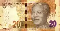 South Africa 20 Rand - Nelson Mandela - Elephants, rings - 2014 - UNC - P.139