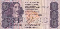 South Africa 5 Rand - Jan Van Riebeeck - Industry - 1989 - F to VF - P.119c