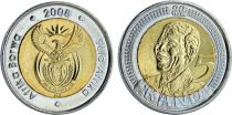 South Africa 5 Rand, Nelson Mandela - 2008 Bimetal - AU