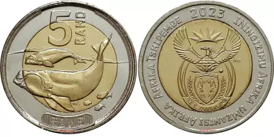 South Africa 5 Rand Siswati/isiZulu - IsiXhosa et Tshivenda - 2023