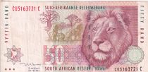 South Africa 50 Rand - Lion - Factory - ND (2005-2010) - P.130a