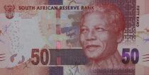 South Africa 50 Rand - Nelson Mandela - Lion - 2016 - NA-C Series