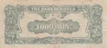 South Korea 1000 Won - President Syngman Rhee - Serial 24 - ND (1950)