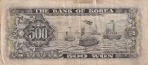 South Korea 500 Won - Sungnyemun, Seoul\'s South Gate - Geobukseon - 1966