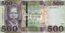 South Sudan 500 Pounds - Dr John Garang de Mabior - Serial AN - 2015 - P.NEW