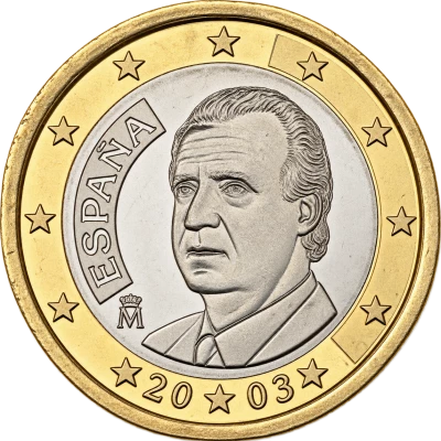 Spagna 1 Euro - Juan Carlos I - 2003