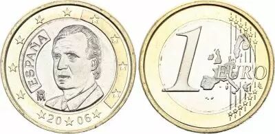 Spagna 1 Euro - Juan Carlos I - 2006