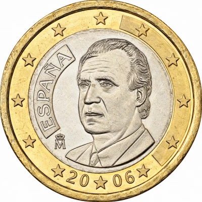Spagna 1 Euro - Juan Carlos I - 2006