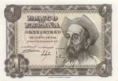 Spagna 1 Peseta - Don Quichotte - 1951 - P.139