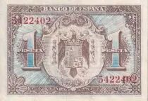 Spagna 1 Pesetas - Hernan Cortes - Arms - 1940 - P.121