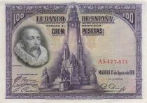 Spagna 100 Pesetas - Cervantes - 1928 - P.76
