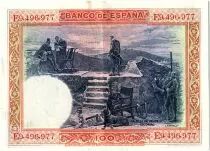 Spagna 100 Pesetas - Felipe II - VF to XF - Serial E - P.69